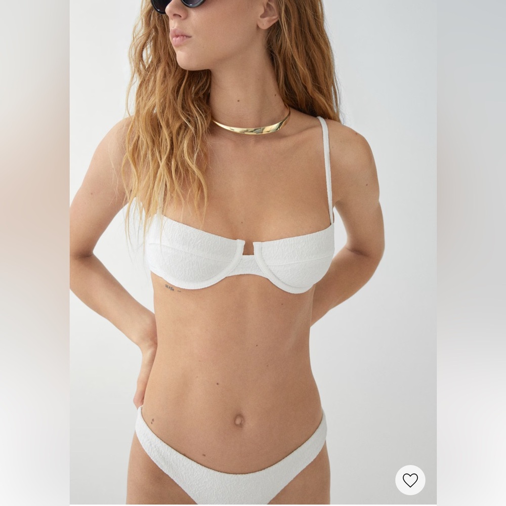 Mango underwired bikini top and Brazilian bottoms